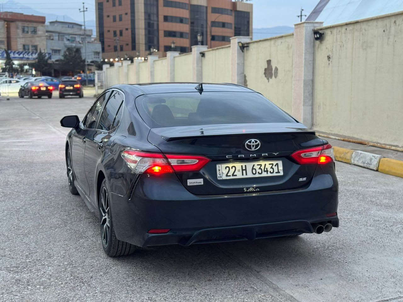 بو فروتن
تويوتا كامري موديل 2019
 مواصفات SE
 رادار پيش و پاش
 لايت زينو
 تحكم سترين
 كوشن جلد
 شاشة+كاميرا
 ويل كروم
 صبغ دوو پارجة
 سعر 160 
 كةمةك مجال
 عنوان عقرة
 *********** Singapore
