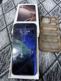 آيفون 16 برو ماكس شرق اوسط ذاكره 256 وكاله ABM نموذج M بطاريه 100 عدد ...