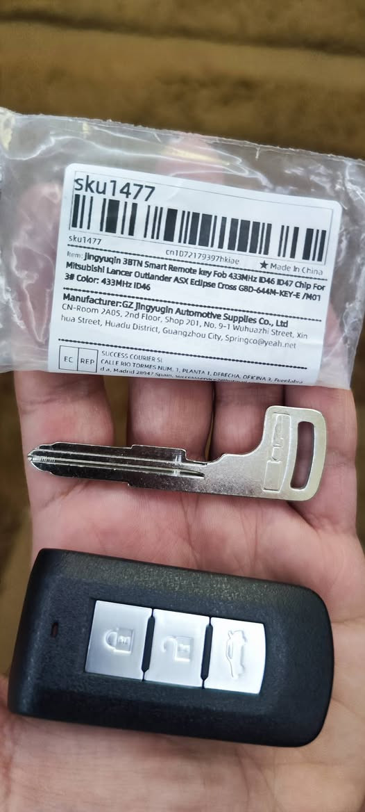 بصمة وخريطة ومفتاح خام مامحفور كاملة ( قابلة للبرمجة) قطعة جديدة ، السعر 30 الف ، يوجد توصيل .


**إذا كنت صاحب هذا الإعلان وتريد حذفه لأي سبب، رجاءا أرسل رسالة إلى الدعم الفني**