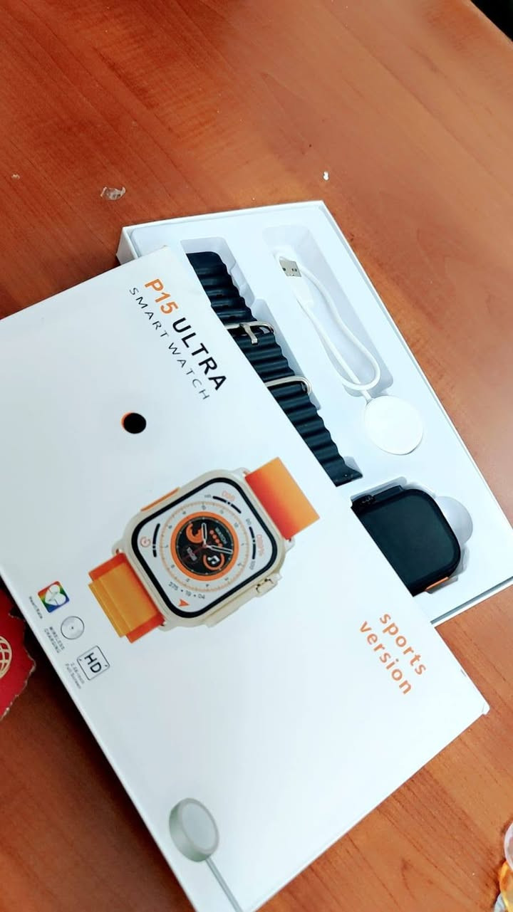✨⌚️ ساعة P15 ULTRA الذكية ⌚️✨
ستايل فخم + مواصفات عملية بكلشي تحتاجه 💥🔥
✔️ شاشة HD واضحة وناعمة
✔️ استقبال المكالمات والإشعارات
✔️ قياس نبضات القلب والخطوات والسعرات
✔️ بطارية تدوم لفترة ممتازة 🔋
✔️ تصميم رياضي أنيق يناسب البنات والشباب 😍
✔️ تجي ويا شاحن وسير مريح وفخم


**إذا كنت صاحب هذا الإعلان وتريد حذفه لأي سبب، رجاءا أرسل رسالة إلى الدعم الفني**