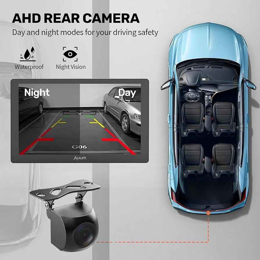 Alxum Wireless Apple Carplay Screen for Car, 9" HD Touchscreen Portable Car Stereo with Android Auto, Backup Camera, Mirror Link, GPS Navigation, Voice Control, AUX - Compatible with All Vehicles

Product details
Top highlights
BrandAlxum
ColourBlack
Screen size9 Inches
Display typeLCD LED
Connectivity technologyBluetooth, Composite Video, Auxiliary
Compatible devicesMobile Phone
【Wireless Android Auto & Carplay】Easily connect your Android phone or iPhone to the car system via Bluetooth or WiFi for wireless CarPlay and Android Auto. Access your phone’s music, maps, messages, and calls instantly, all without the need for cables. Enjoy a safer, more convenient driving experience—free from the hassle of wires. PS：The product supports iOS 8.0 and Android 10 or later versions.
【Voice Control & Hans-Free】This CarPlay radio supports voice control through Siri, Google Assistant, or your phone's smart assistant. Send messages, get directions, play music, and make hands-free calls—all without taking your hands off the wheel. Enjoy a safer, more convenient driving experience.
【HD Backup Camera & 7 Inch Touch Screen】The 7-inch HD touchscreen delivers stunning visuals for your media and navigation. It comes with a waterproof 720P backup camera that automatically activates when you shift into reverse, giving you a wide-angle view of what's behind you. Parking and reversing become effortless, making your driving experience safer and more convenient.
【Mirror Link & More Extended Functions】This portable Bluetooth car stereo supports Mirror Link, allowing you to easily mirror your smartphone’s screen to the car display. Enjoy precise, real-time GPS navigation while driving, and effortlessly access apps like YouTube, TikTok, videos, and movies for a complete in-car entertainment experience.
【Easy Installation & Fit All Different Car】This Apple CarPlay screen comes with an adjustable sticky mount for easy installation. It fits most vehicles and requires no professional installation—set it up in just three minutes! Plus, you can easily reposition it within your car to suit your needs, providing flexible and convenient use.
See less
Product specifications
Features & Specs
Item details
Measurements
Additional details
Display Type LCD LED
Connectivity Technology Bluetooth, Composite Video, Auxiliary
Compatible Devices Mobile Phone
Native Resolution 1280x720
Product image gallery السليمانية, العراق


**إذا كنت صاحب هذا الإعلان وتريد حذفه لأي سبب، رجاءا أرسل رسالة إلى الدعم الفني**