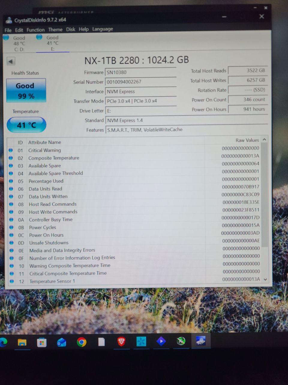 NVME GEN 3×4 
1TB
سرعة 3500MB هيلث 99%
مستعمل 40 يوم من KINGSPEC سعر 95 الف السليمانية, العراق


**إذا كنت صاحب هذا الإعلان وتريد حذفه لأي سبب، رجاءا أرسل رسالة إلى الدعم الفني**