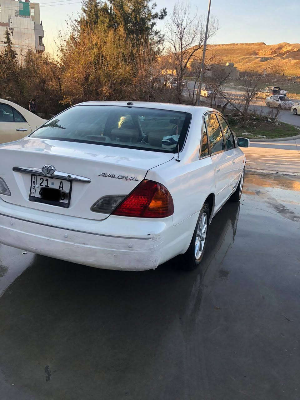 تويوتا افلون 2001 محر6سلندر 3000الاف
رقم اصولی حرە لکل محافظات عیراق اوتوماتك  تبرید 
‏‎تویتا اڤلون2001 لون ابیض اصولی خلیجی  اوتوماتک  سنویە جديد   
‏‎صبغ ٢ جملغ امامي ٢ جملغ خلفي بدون دواخل 
شاشە آیبات کهرباء بشرط
‏‎ تایرات باتری جدیدە
‏‎تحویل مباشر،،،،غرمات،،،، بشرط‎

رقم صاحب سيارة ***********
