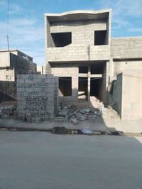 حي بدر هيكل 100متر واجها خمس متر وداخل 20 متر طابقين مقابيل مدرست علي ...