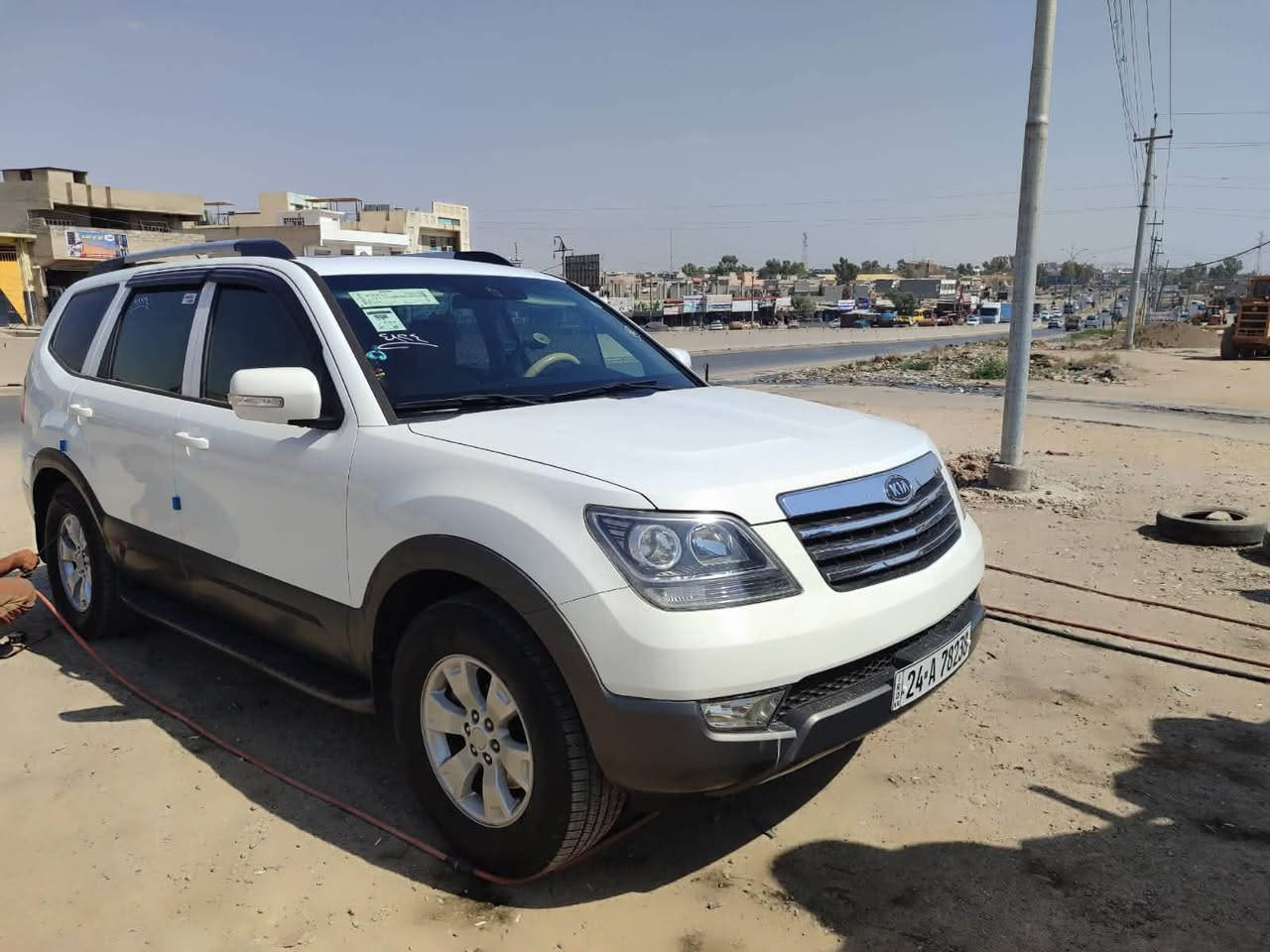 السلام عليكم كيا مهافي موديل ٢٠١٢ للبيع  السعر 145وبيها مجال الاستفسار الاتصال ع الرقم صاحب السيارةسلوان العلي‭***********‬
