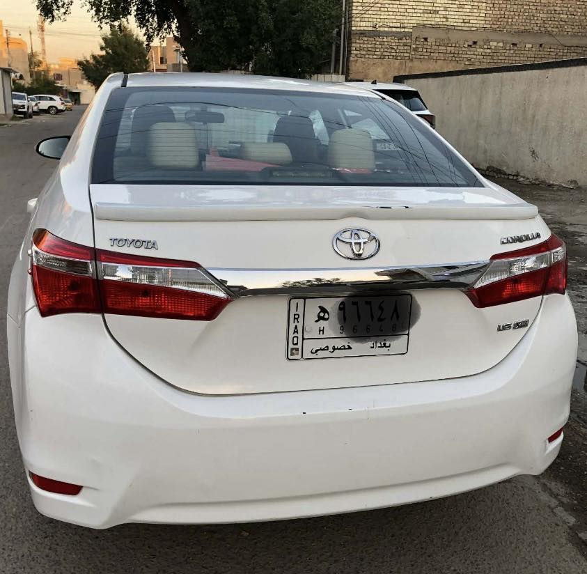 السلام وعليكم كورلا خليجي 2015مال شركه مكفوله من صبغ فقط بارد نهايه جاملغ سياره نظيفه صدر جديد تبريد محرك كير سعر 145 ورقه بغداد حي العامل ***********
