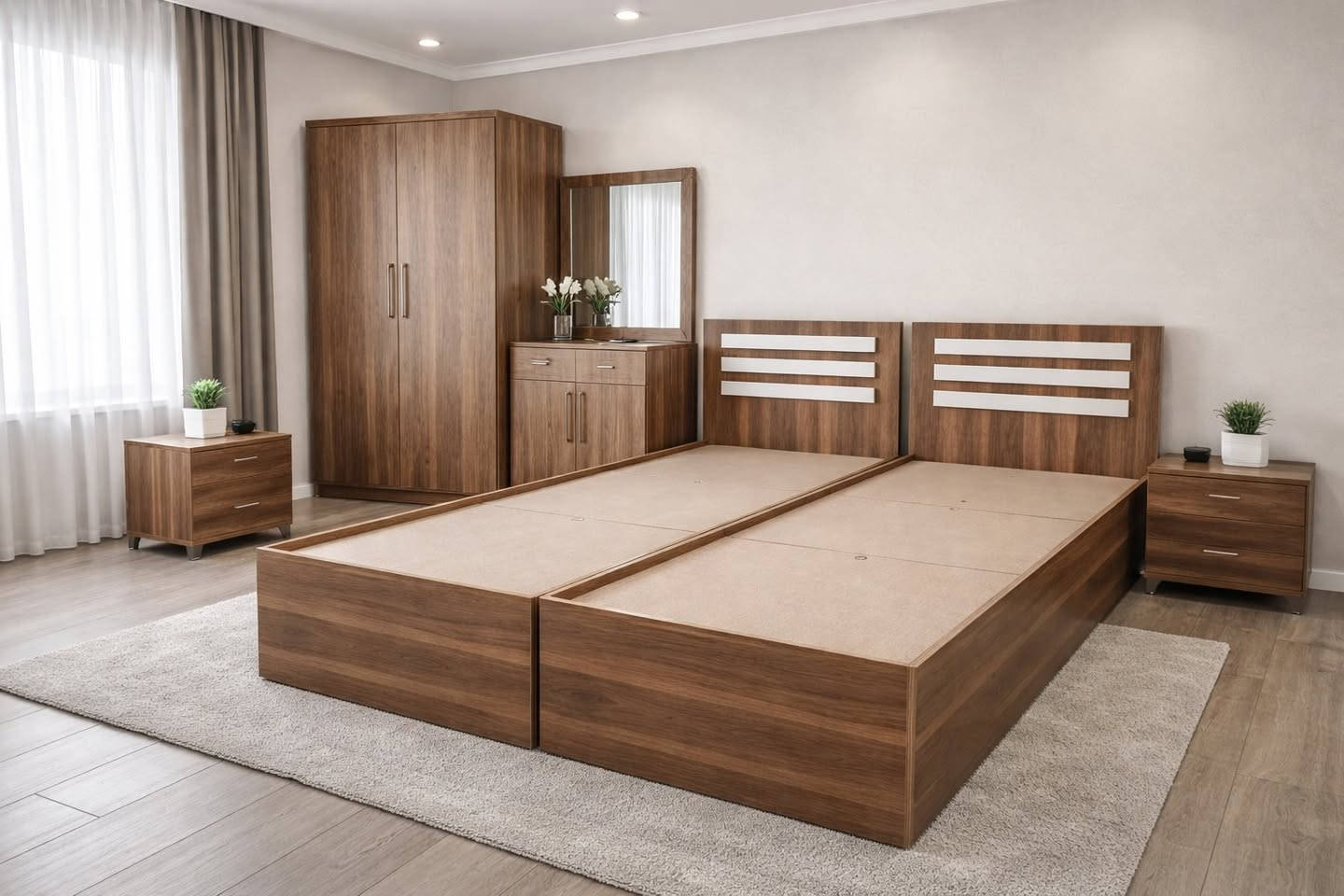 الاناقة لها رائي اخر تميز بأثاث منزلك معنا 🌹
غرفة نوم نفر - اسرة نفر - كنتور واحد باب 😍🌹

تفصال حسب الطلب الالوان من اختياركم
نوع الخشب MDF تركي درجه اولى

توصيل لكل المحافظات 
للاستفسار 
مراسله الصفحه او الاتصال 
***********
***********
