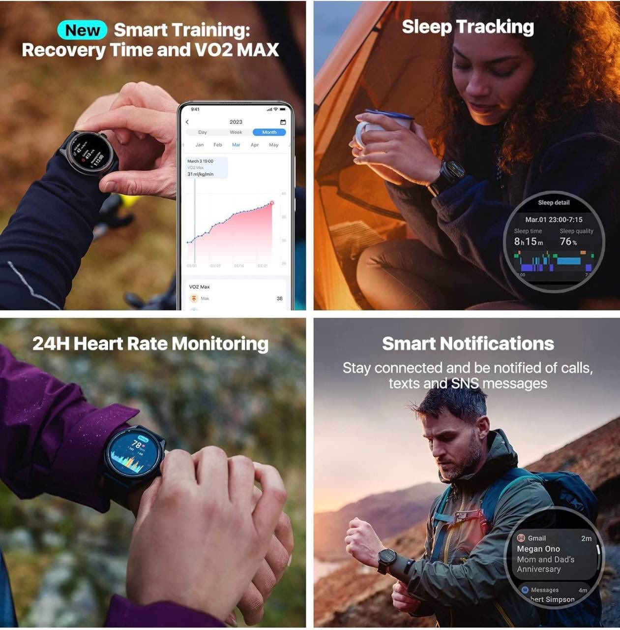 mobvoi ticwatch pro 5

 • 📱 المعالج: Snapdragon W5+ Gen 1
 • 🧠 نظام التشغيل: Wear OS (من Google)
 • 📏 العرض: شاشة AMOLED ملونة + وضع توفير الطاقة
 • 💾 الذاكرة: 2 GB RAM
 • 💽 التخزين: 32 GB داخلي
 • 🔋 البطارية: كبيرة تدوم أيام طويلة
 • 🏃‍♂️ ميزات اللياقة: تتبع نبض القلب، SpO2، نوم، نشاطات رياضية
 • 📶 الاتصال: Bluetooth / Wi-Fi / GPS
 • ☔ مقاومة الماء: حتى 5 ATM (سباحة خفيفة)
 • 📞 مكالمات: يدعم مكالمات عبر البلوتوث
 • 💳 دفع ذكي: يدعم NFC للدفع
 • ⚙️ متانة: جسم قوي ومتين للاستخدام اليومي

.
للاستفسار موجود واتساب ***********
السعر بـ 235 الف وبيه مجال بسيط
