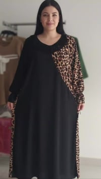 دشداشة نسائي • تطعيم تايجر • شهربان الشعبيه