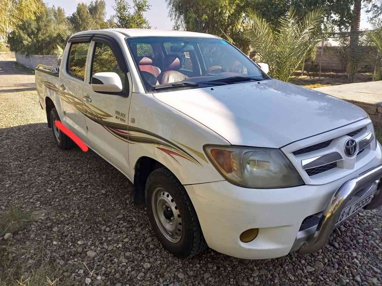 السلام عليكم هايلوكس للبيع موديل 2008 فلاحي رقم بابل   مميز مشروع وطني الرقم انكليزي بأسمي تحويل  مباشر  كفالة عامة 
ملاحظة شخطات  بيها بسيطات 
 العنوان سامراء 
للاستفسار ***********
