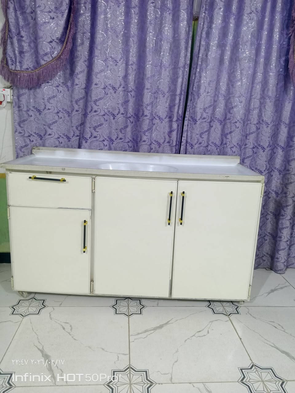 كاونتر ات سنك مرمر  تخم تسكام  بلازمه حجم43للبيع ***********
