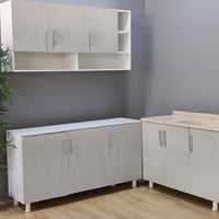 كاونتر MDF • متر ونص • سنك ١٢٠سم