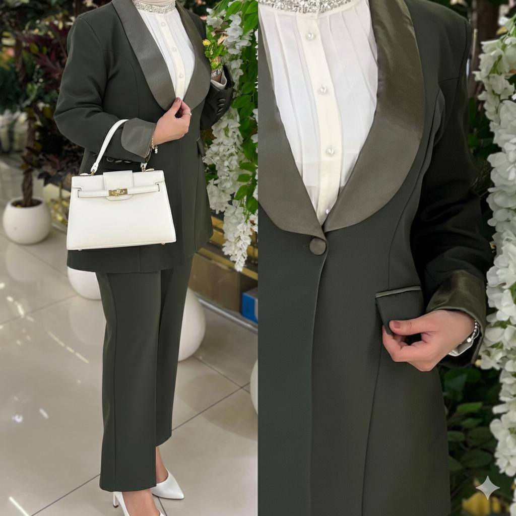 طقم قطعتين
طول الجاكيت 80 سم
طول البنطرون 105 سم
عرض البنطرون 26 سم
شغل توكسيدو 
قماش زارا ايطالي 
البنطرون من الامام يجي كمر عرض 6 سم مع جيوب شغاله 
من الظهر لاستيك 6 سم‎
الجاكيت من الظهر يجي قصات
جميع القياسات متوفره
42 44 46 48 50 52


**إذا كنت صاحب هذا الإعلان وتريد حذفه لأي سبب، رجاءا أرسل رسالة إلى الدعم الفني**