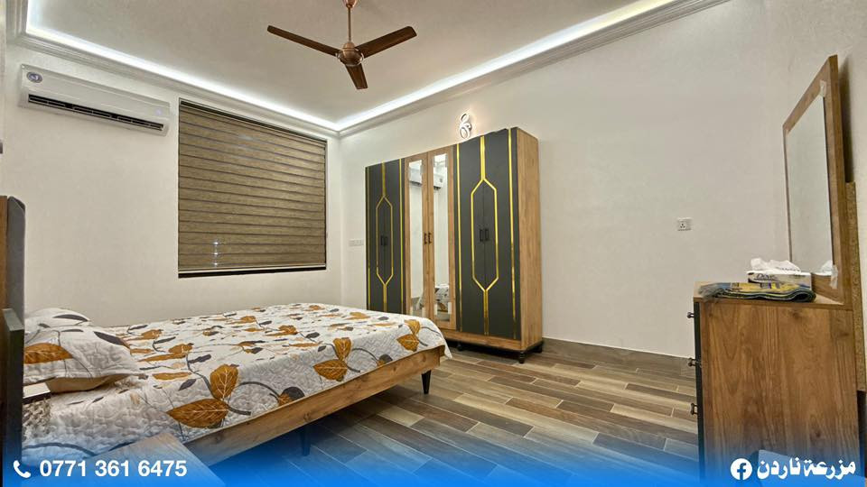 عروض العيد ،
مزرعة ناردن في قضاء بلد للعوائل والشباب .

سعر الشفت صباحي 200 

سعر الشفت المسائي 250 
يوم كامل 400

للتواصل *********** موجود واتساب
