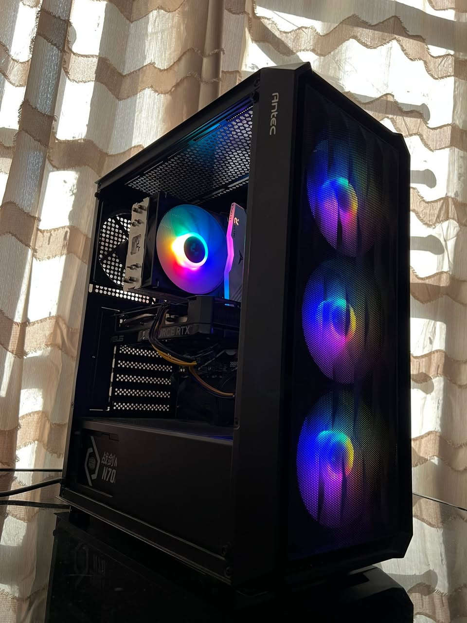 تجميعة مميزة للبيع 

السعر مليون و150 🤍

المواصفات : 

I5-13400f 
M.B b760 asus
Ram 16 3600MHZ RGB 
RTX 4060 8gb ASUS 
M.2 1T 
P.s 700w كولر ماستر غني عن التعريف
مبرد AG 400 غازي
Case 4 fan RGB  

التجميعة ضمان مكتب
بغداد الدورة
***********
