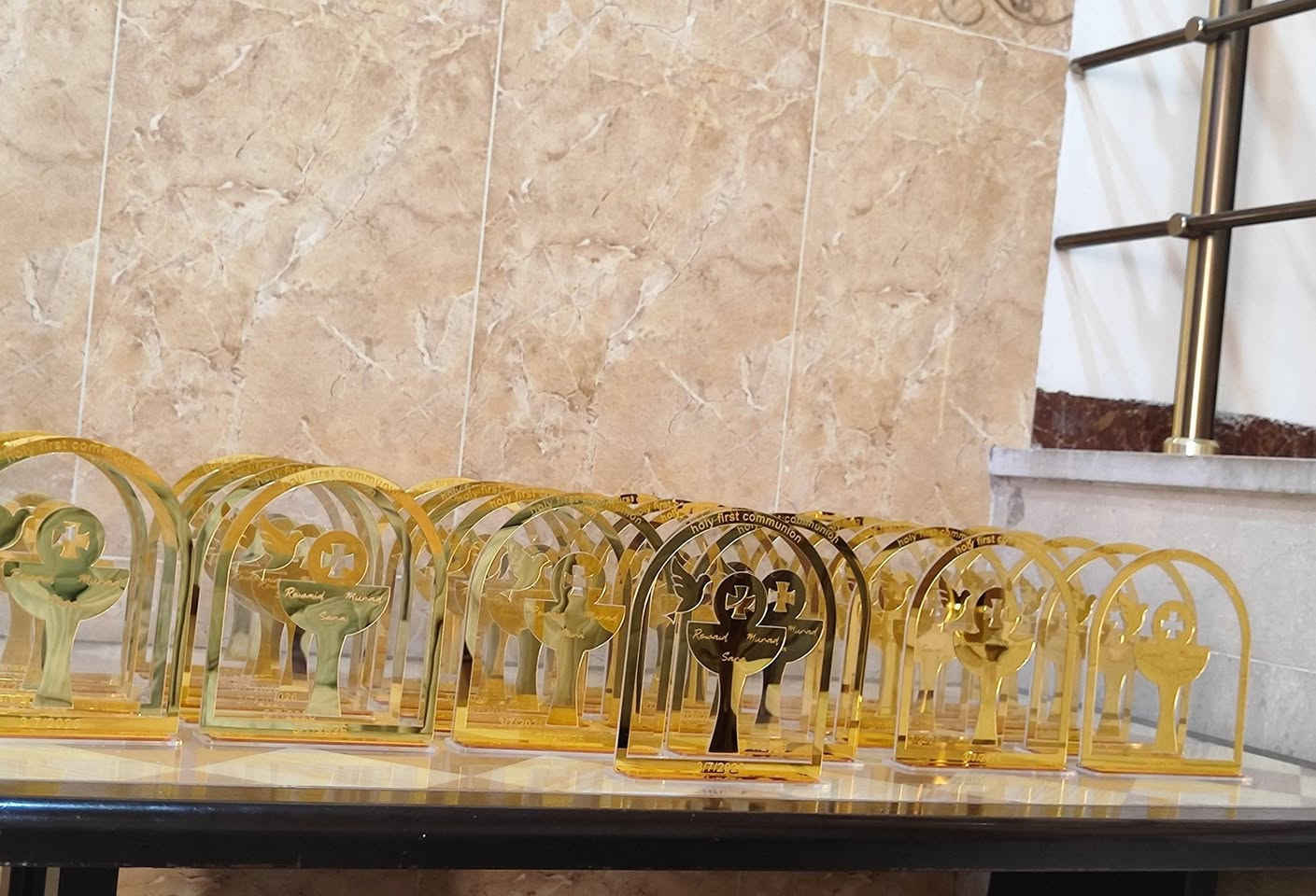 أول مناولة مناسبة ما بتتكرر وهي ذكرى بتبقى للأبد
لهيك 
خلّوا ذكرى أول مناولة تبقى مميزة بسوفنير مصمم خصيصًا بأسماء أطفالكم

تصميم حسب الطلب 
عنكاوة ١٠٨
للإستفسار يرجى مراسلة الصفحة


**إذا كنت صاحب هذا الإعلان وتريد حذفه لأي سبب، رجاءا أرسل رسالة إلى الدعم الفني**
