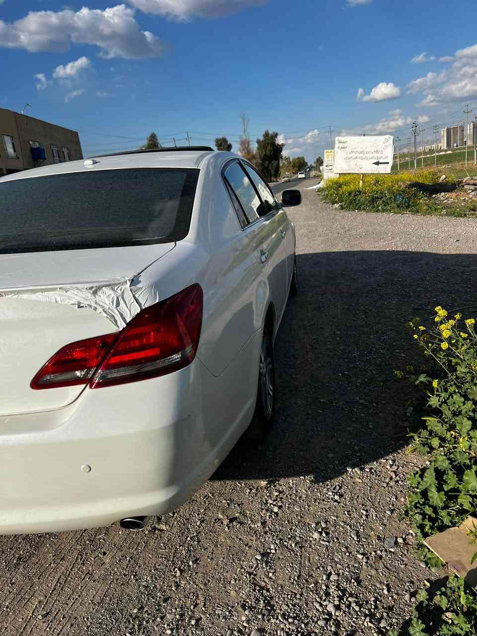 تۆیۆتا ئەڤەلۆن مۆدیل 2009 سەیارەکە حیزام سبوغه بێ لێدران پێش و پشتی کەپسە رەقەم و سەنەوی نوێیە تاوەکو 2030 بەناوی خۆمانە سەیارەکە سلایدە ناوزەردە پەردەیە سعری 118$ مجالێکی کەم  *********** أربيل, العراق
