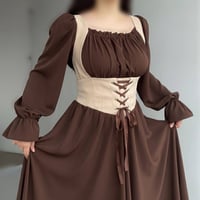 فستان برنسيس • خامة هوريم تركي • مقاسات ٣٨-٤٨