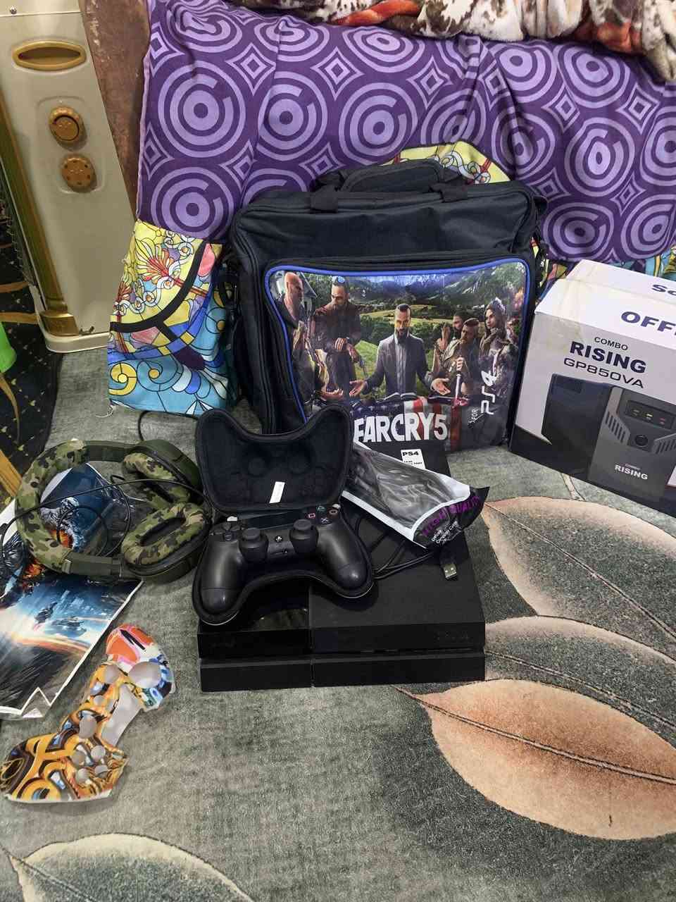 بلي فور مهكر للبيع فات شرط ما مفتوح بعده لوك بي ٨ العاب كلهن قوايت قابل يصير ١٠ العاب 

ذاكره 512
يو بي اس 850 امبير وياه 
جوستك 2 + حافضه مال جوزستك
+ سماعه 
استعمال اقل الشهر 
سعر 300 و بي مجال !
مكاني بغداد مدينه الصدر 
متواحد واساب رقمي ***********
