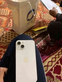 ايفون 13عادي  بطاريه 78 ذاكره 128 مامفتوح ابد بلادي  سعره 575 الاتصال ...