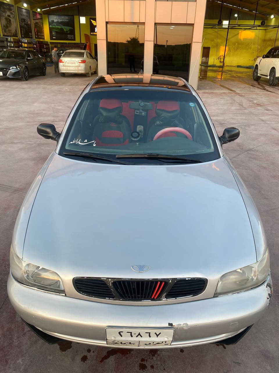 السلام عليكم ورحمة الله وبركاته 
للبيع او مراوس السعر ٣٥$
دايو نوبيرا موديل ١٩٩٧ 
رقم سليمانية تحويل او وكالة ثاني يوم 
المواصفات : 
تبريد ثلج 
تدفئة نار 
محرك ١.٦ المرغوب 
سنتر لك قفل مركزي 
كاميرا دواره 
شاشة ايباد 
ام بي فاير 
لايت زنون شمسي ناصي عالي منضومة 
كهربائياتها شركة بدون نقص
كشنات مغلفة جلد وقماش احمر + اسود 
مكان السيارة تكريت حي الزهور
رقمي للاستفسار  ***********
