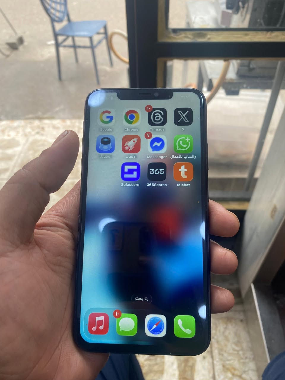 السلام عليكم ايفون 11 برو ماكس مبدل شاشه اصليه وضهر مكسور  ذاكره 256  شحنه زين ميصرف بطاريته 78
سعره ١٧٥ 
***********
