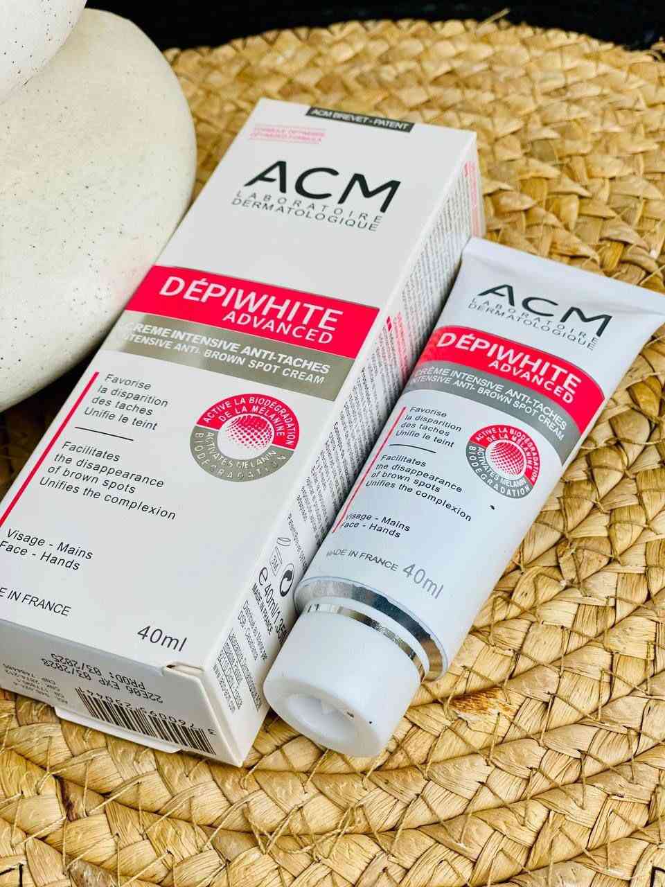 🔥🇫🇷 Depiwhite Advanced الأصلي 🇫🇷🔥
وحش التفتيح والتصبغات من ACM الفرنسية 💯

بنات هذا مو كريم عادي ❌
هذا علاج طبي للتصبغات، الكلف، آثار الشمس، واسمرار الجسم 👌

✨ يوحد لون البشرة
✨ يفتح البقع الغامقة
✨ ينعّم ويجدد البشرة
✨ ينفع للوجه، الجسم، والمناطق الحساسة
✨ قوام مركز يكفي فترة طويلة

📌 العصارة معدن (مو تقليد بلاستك)
📌 أصلي 100% منشأ فرنسا 🇫🇷

💰 السعر: 38,000 دينار فقط
⏰ كمية محدودة – نفاد سريع

دلّعي بشرتچ بشي مضمون ونتيجته تبين 👌🤍

⸻

#Depiwhite
#تفتيح_البشرة
#علاج_التصبغات
#العناية_بالبشرة
#منتجات_اصلية


**إذا كنت صاحب هذا الإعلان وتريد حذفه لأي سبب، رجاءا أرسل رسالة إلى الدعم الفني**