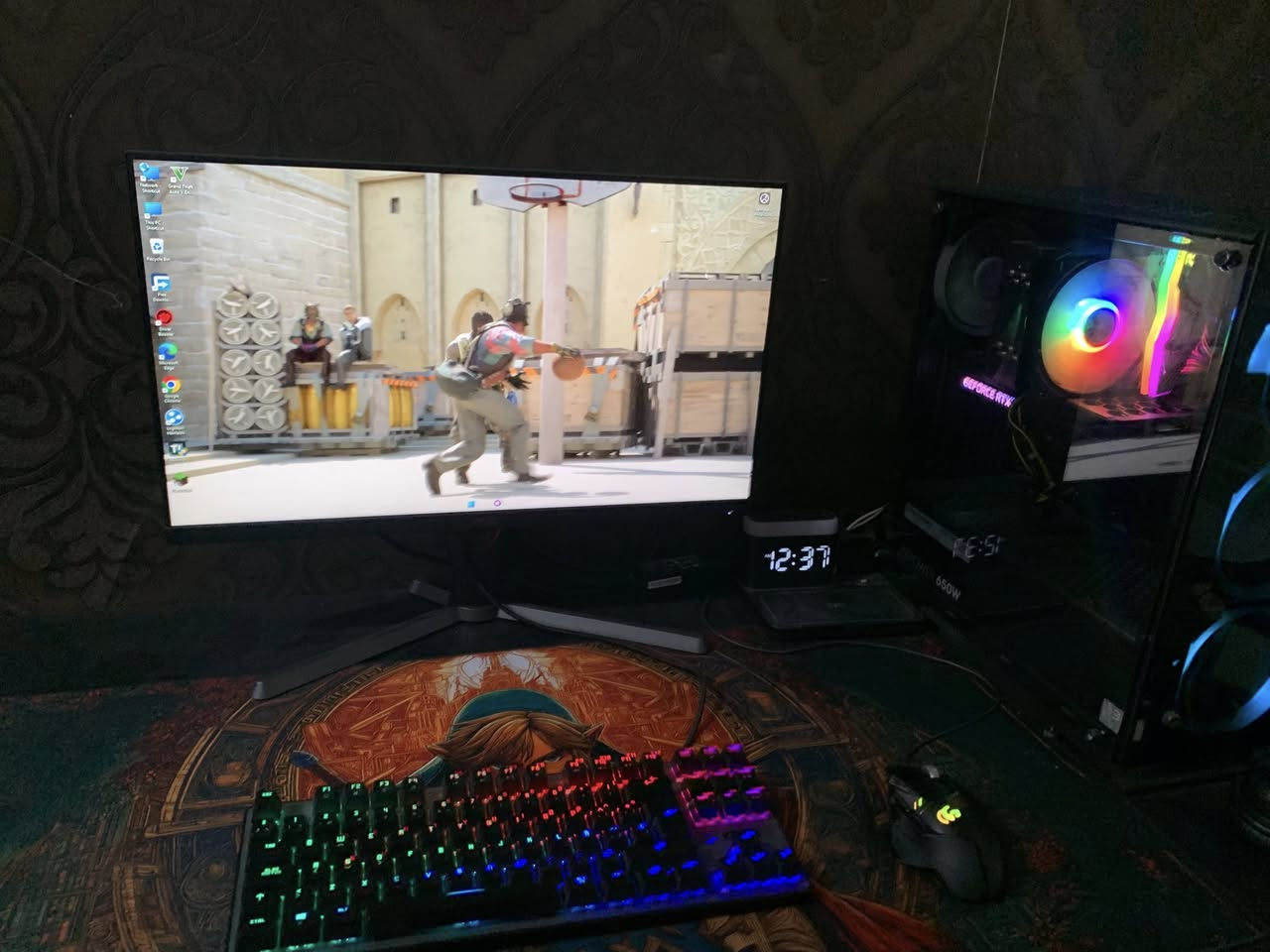 سلام عليكم
PC للبيع
المواصفات
معالج:AMD Ryzen 5 5600X 6-Core Processor (12 CPUs) ~4.7GHz

كرت شاشة:NVIDIA GeForce RTX3060 12G 2FAN

مذر بورد : ASUS PRIME B450 M-K

الرامات: T.FORCE 32G Speed 3600MT/s

الذاكرة 1: M.2 1T Speed 3200 Lexar
الذاكرة 2: SSD 128G Speed 6G Lexar

بور سبلاي : Thermaltake 650W +80 SILVER

مبرد معالج : DeepCool هوائي RGB

الكيس : Yuhui 4FAN 

الشاشة : AOC 180Hz 0.5ms FHD

الماوس 1: LOGITECH G502 hero
الماوس 2: X TRIKE ME GM-323

كيبورد 1: KROM RGB متغير ميكانيكي
كيبورد 2: 

سماعة : Hyper X Cloud 2

سوبي اس : FANTOM 1500

ماوس باد 120X50

Windows 11pro

‎السعر مليون و ٣٠٠     1300
‎مكاني بغداد الشعب حي اور 
‎الشراي يتصل ***********
