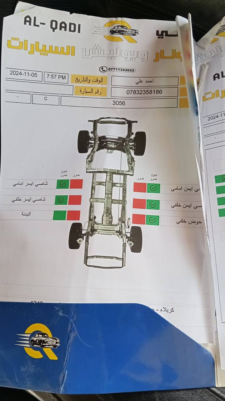 السلام عليكم
جارجر 2018 GTأصل بسمي 
محرك 3600
كير 8نمر جديد
فور ويل اكسن جديد
حداديه جديده +تخم تاير 
صور الحادث+السونار غير هيج مابيها شي
السعر180وبيها مجال قليل انزلك مال تلحيضات بس جماعه 170لاتتصل 
عنوان كربلاء ***********
السياره خير من الله عوزها تلحيضات بسيطه

