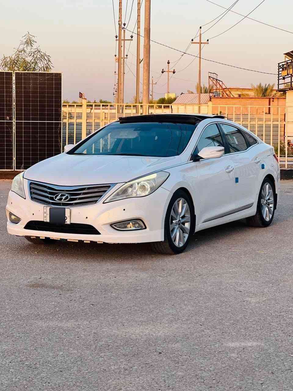 هونداي ازيره موديل 2014خليجيه
كفاله عامه من صبغ والتبديل 
سونار مرفق بالمنشور 
فول مواصفات واحد ع واحد 
رقم بغداد دولي ماشيه 167الف
محرك 6 سلندر شرط الفحص 
جاهزه محرك كير حدايه تخم تاير 
عنوان بابل تلفون *********** سعر 118
