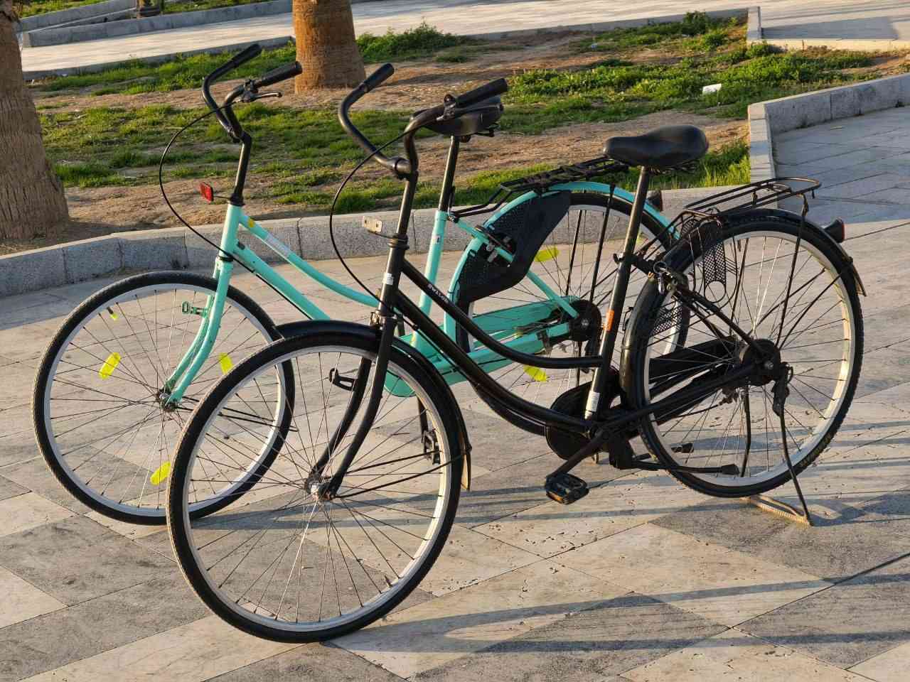 السلام عليكم بايسكلات للبيع صارلهن شهر من طالعات حاويه المكان ناصرية مركز  كلمن وسعره مو شراي لاتجي رقمي ***********
