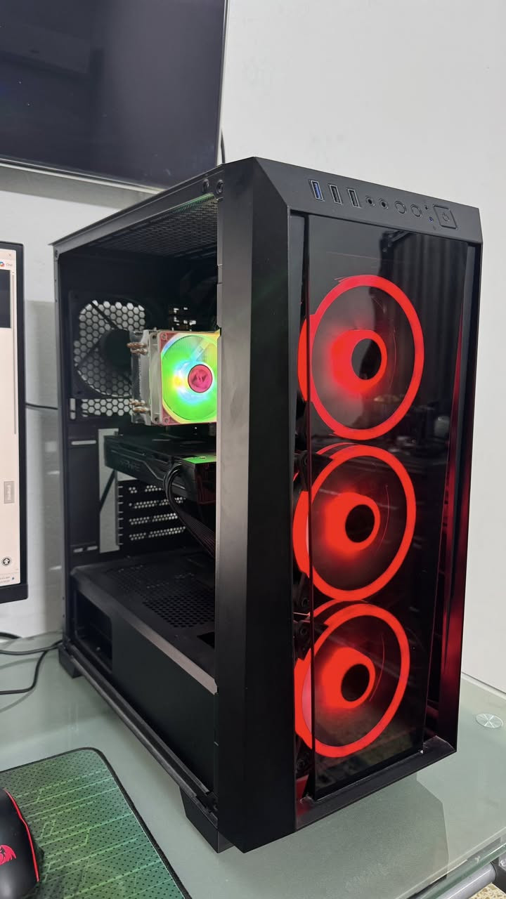 تجميعة لطيفة خفيفة تشغل كلشي باداء متوسط

المعالج i5-10400f
المبرد غازي Core ABKONCORE
كارت الشاشة RX 590 8gb gme
Ram corsair 16x2 32gb 3200 mhz
البورد asus prime h510m-e
Ssd 256gb الذاكرة
البور Deepcool PF650W 80 PLUS
الفانات Fan GamdIAS rgb
الكيس case gamedias
الوندوز 11 اصلي

السعر 725 الف فقط
مكاني بغداد


**إذا كنت صاحب هذا الإعلان وتريد حذفه لأي سبب، رجاءا أرسل رسالة إلى الدعم الفني**