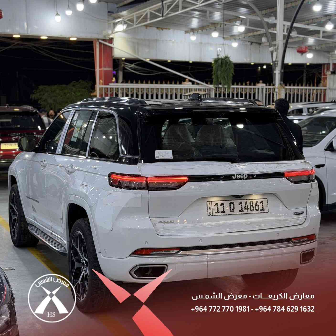 🚗 جيب Grand Cherokee 2025
فئة Summit | فول مواصفات ⭐️

• LED أمامي وخلفي
• كاميرات + رادارات 360 درجة
• شاشة تدعم Apple CarPlay & Android Auto
• عدادات ديجيتال
• مقاعد كهرباء مع تدفئة وتبريد
• فتحة بانوراما
• جكات

📍 معارض الكريعات – معرض الشمس
📞 ***********
📌 ***********
