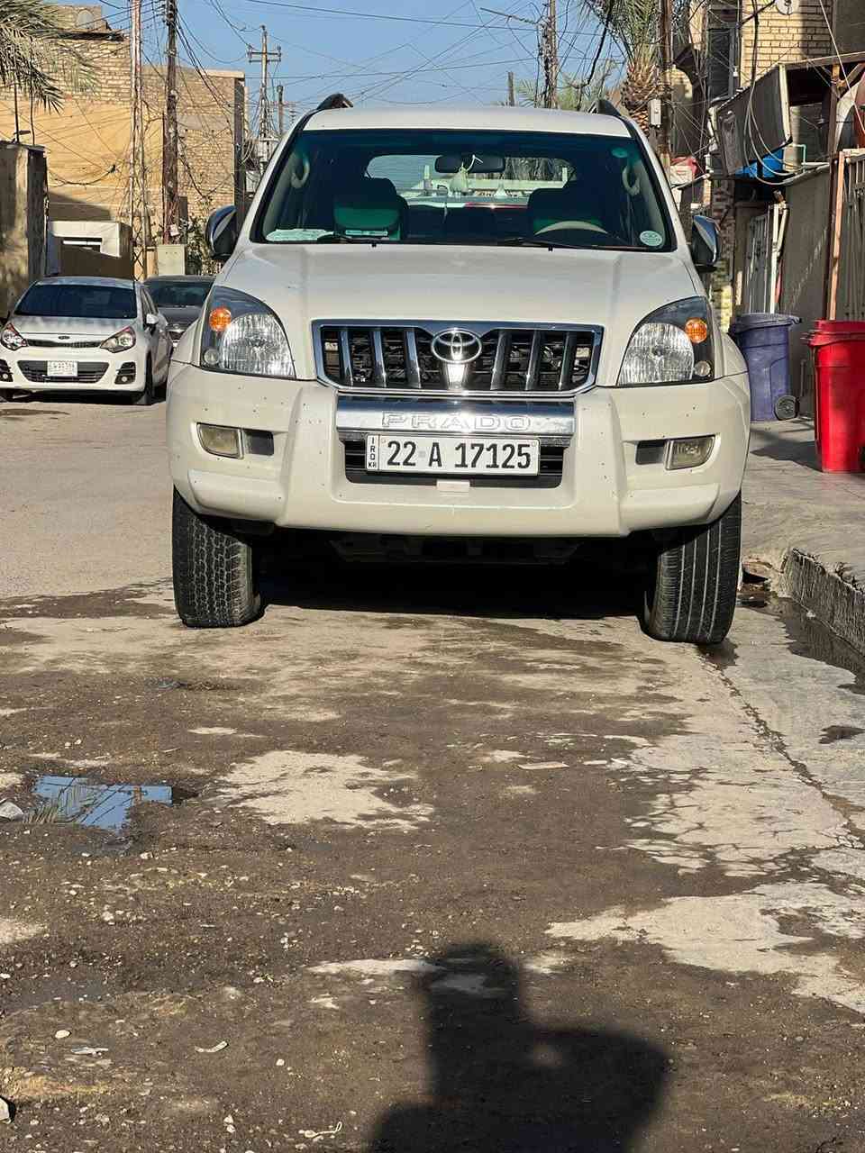 السلام عليكم  سياره برادو مديل 2007 مكفوله من الدعاميه للدعاميه سياره اربيل مكاني بغداد السعر 160وبيها مجال بسيط ***********
