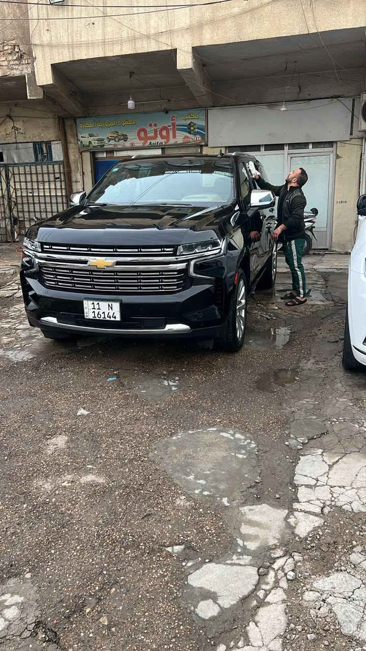 سلام عليكم تاهو برامير وكالة المنصور خليجي فول مواصفات
موديل 23
ماشيه 46 الف كيلومتر 
مكان سياره الاعظمية صليخ 
سيارة بدون صبغ او شخط او تكحيل 
سيارة جاهزة من كلشي 
سعر سيارة 
5 دفاتر 50 ورقة 
رقم الهاتف ***********
