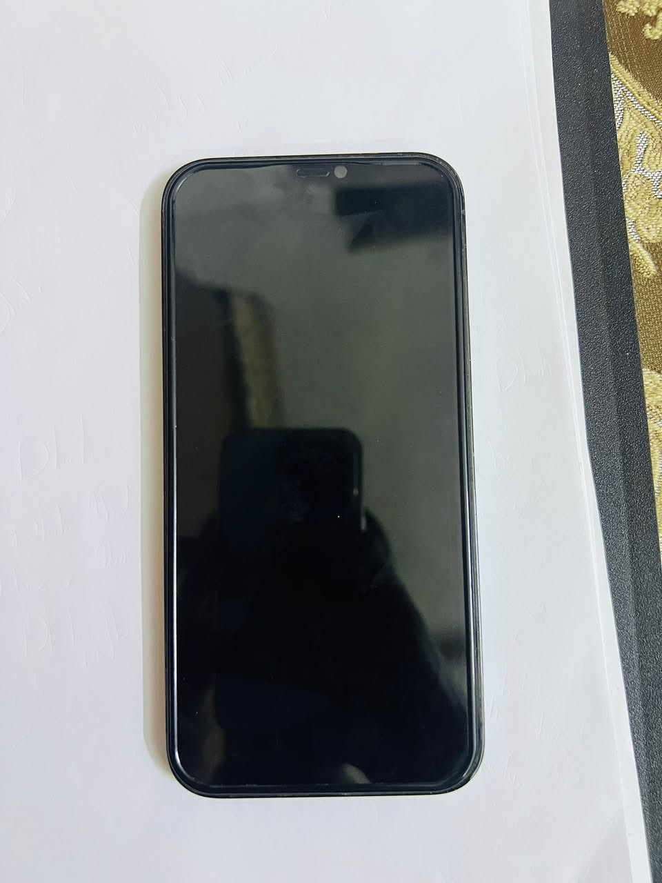 السلام وعليكم
ايفون 12 برو ماكس للبيع ذاكره256 بطاريه 79  نموذج M دبل سمكرت ZA  مايعبر هوه شرط مامفتوح السعر خاص او الاتصال عل رقم  ***********
