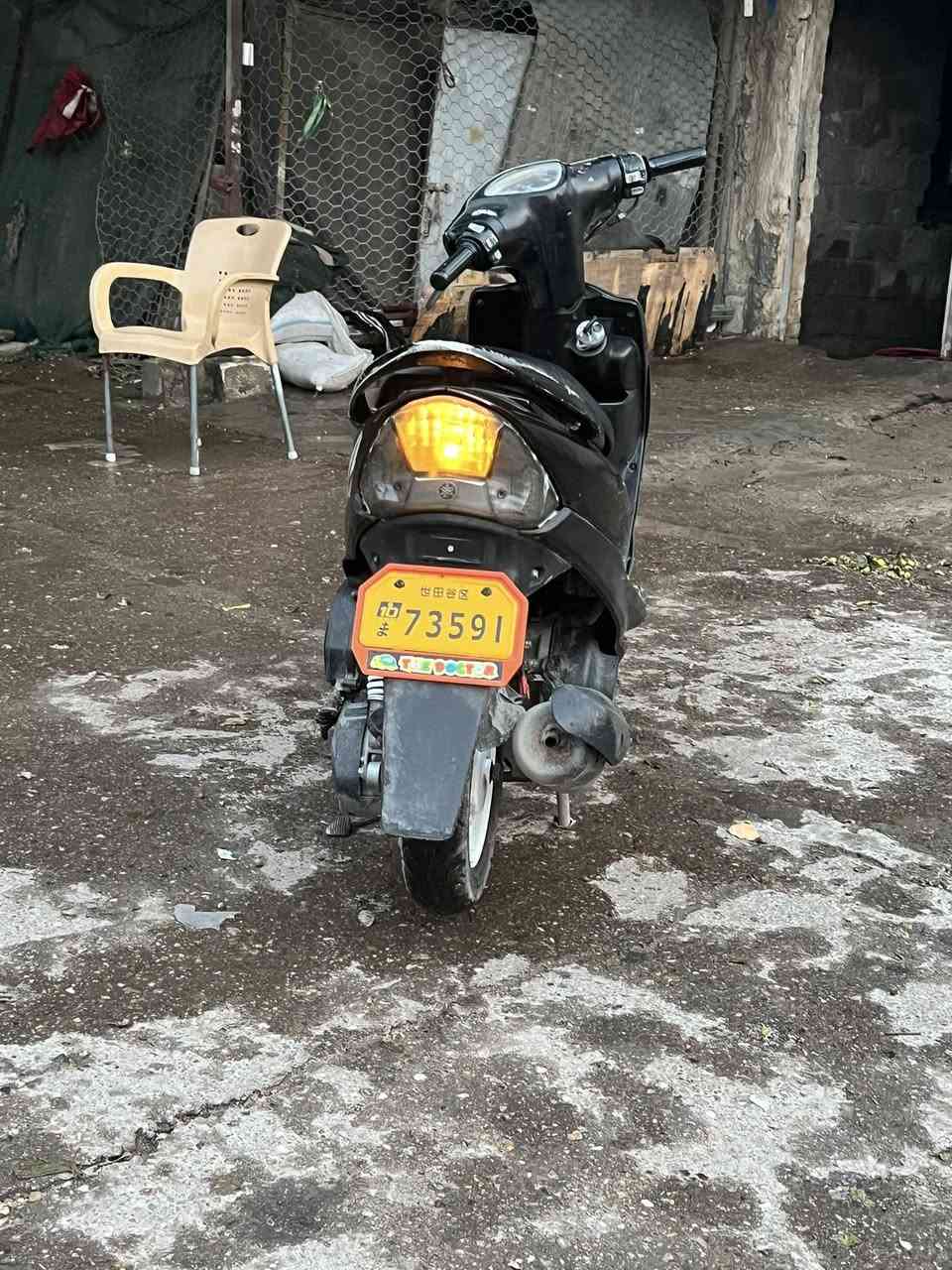 سلام عليكم ماكس 120 للبيع كلشي بيها بلادي المكينه ممفتوحه الدراجه تخبل شلعه ومعدل المكان بغداد كم ساره رقمي *********** السعر 550 وبيها مجال
