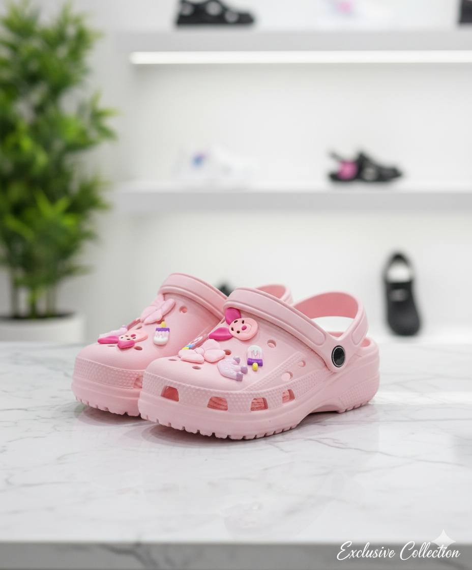 استعدي لتجربة فريدة من نوعها مع أحدث صيحات الأحذية العصرية. كروكس بتصميم "بلاتفورم" (Platform) مرتفع يجمع بين الجرأة واللطافة في تفاصيل لا تشبه أحداً.: مزين بقطع فريدة ثلاثية الأبعاد لشخصيات فضاء لطيفة وحلويات ملونة، مما يضفي لمسة من الحيوية والتميز على إطلالتك.
السعر (5.000)
للحجز ***********
