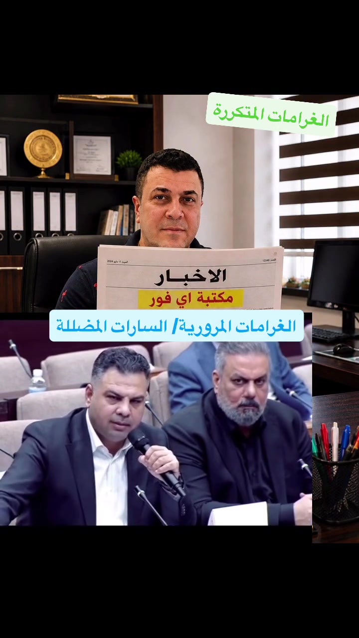 بخصوص #الغرامات المرورية #السيارات المضللة النائب عزيز ناصر يخص بالحديث ع الغرامات المتكررة 
مكتبة اي فور 
A4
الجادرية مقابل جامعة بغداد - خلف مول الواحة 
معرف التلغرام / للاستفسار والعمل معرف التلغرام الموجود /// بالنسبة لبقية الاستفسارات الخاصة كلها موضحها في فيديوات وناشرها... او يكون الاستفسار مباشر يعني الا تجي للمكتبة /// لان الاعداد كثيرة وهائلة....
A4_04@
قناة الفيس بوك لمكتبة اي فور الجادرية /// 
 https://www.facebook.com/profile.php?id=61583747155691
قناة التلغرام للمكتبة 
https://t.me/A4_oday
رقم الموبايل للمكتبة / فقط للعمل / والاعلان والحجز لا غير // وليس للاستفسار / 
***********
اوقات دوام المكتبة 
من الساعة السابعة صباحا - - لغاية السادسة عصرا
يوم الجمعة عطلتنا
للتقديم للطلاب الجدد
يوجد استنساخ عظم عاج بشكل جيد شبيه للاصلي
التصديقات
ترجمة
فتح ملف دراسي 
معادلة الشهادة
ملء الاستمارة الالكترونية للطلبة المقبولين الجدد
اتمام عملية التسجيل في جامعة بغداد للطلبة الجدد
اتمام التسجيل للقبول المباشر للطلبة المقبولين التربية الرياضية
التقديم على الدراسة الصباحية الموازي
استنساخ عظم عاج باجات هوية طالب موظف اي مستمسك نكدر نسويه عظم عاج بشكل واضح #صيانةعدي #مكتبةA4 #مكتبةa4 قناةالتلغرامA4_Oday
يوجد استساخ عظم عاج يوجد استنساخ خرائط كبيرة التقديم للطلبة الجدد في الجامعات والكليات المسائية الحكومية والاهلية 
كل ما يخص التقديم على الدراسات خارج
