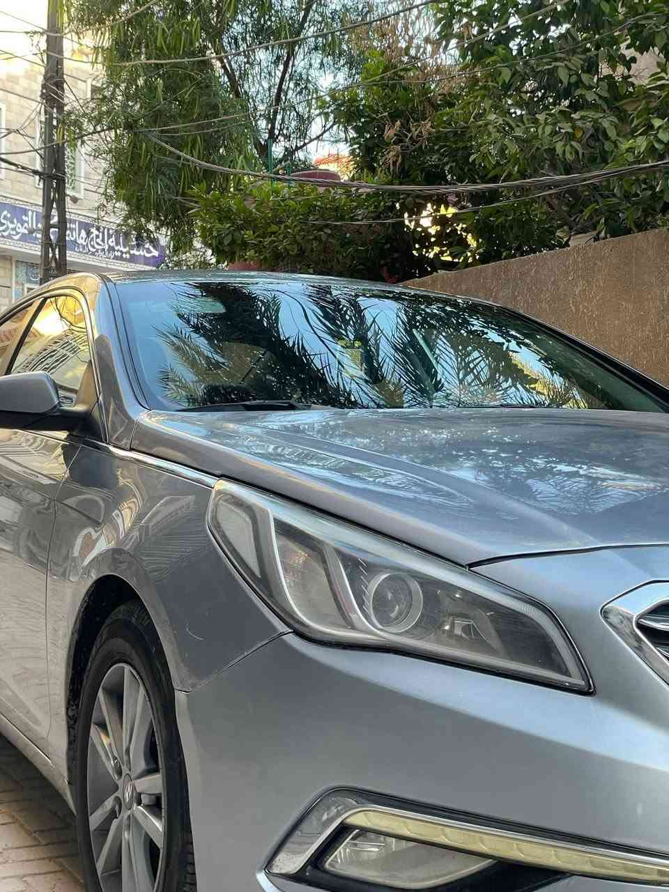 سياره سوناتا للبيع ضربتها چاملغ وبنيد 2016 محرك جي تي اي كفاله كيررقم بغداد 07737723 003

