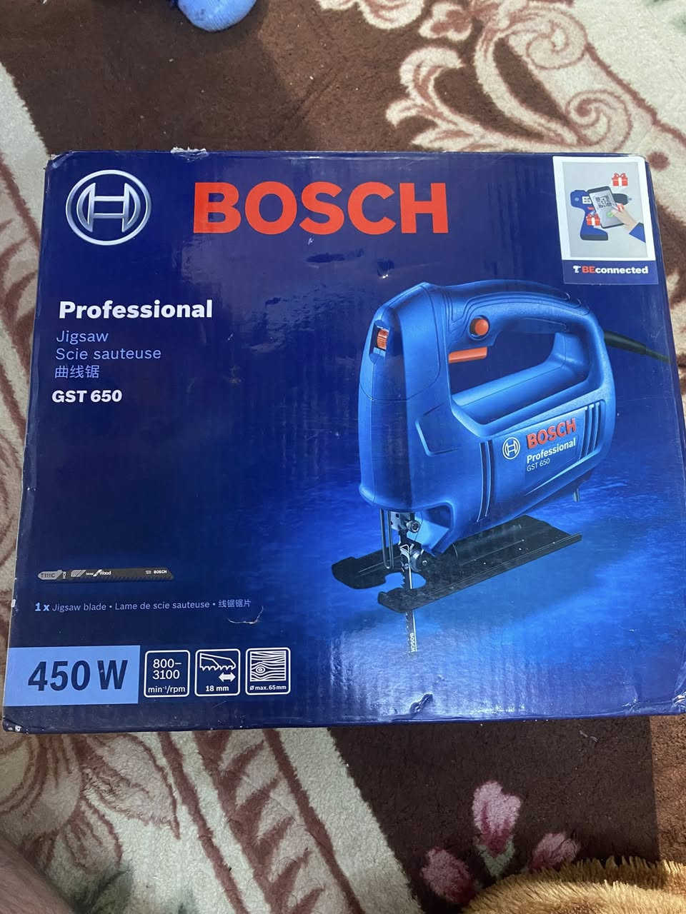 السلام عليكم عندي هاذ منشار تخريم جديد بالفلين شرايته بالغلط ومارجعو الاصلي سعره 60 الف وخساره ولله مكاني البلديات شراي يتصل ***********
