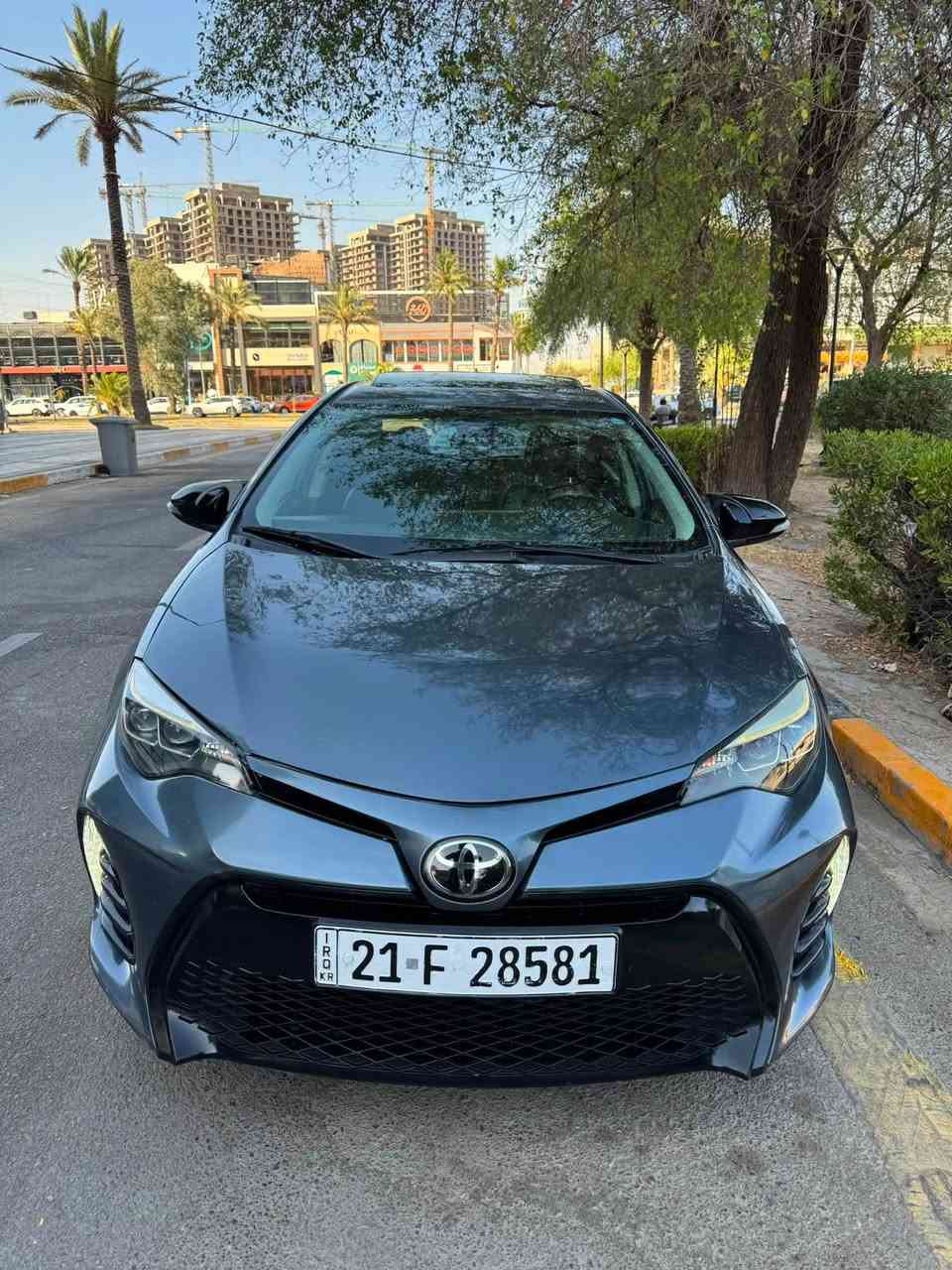سلام عليكم
كورلا 2017
SEفول مواصفات 
ماشيه93
بصمه تشغيل 
فتحه 
رادارات 
جلد شامو 
نضام اسبورت 
اشاير مري كامره امامي خلفي 
السياره حلوه حادث امريكا جاملغ وبنيد بدون دواخل بدون أيرباك وبيها كلير من امريكا بابتين 

رقم سليمانيه تريد تحويل وكاله 
سعرها 121 وبيها مجال 
العنوان اليرموك مقابيل افران سومر 
***********
