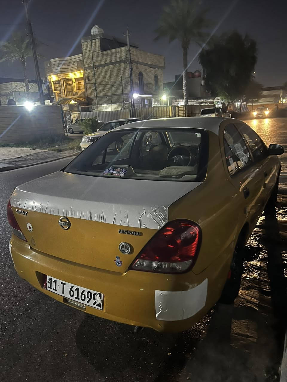 السلام عليكم سني ياباني 2011 موسسه كير محرك تبريد تدفئه كلهه شغاله منضومه زنون شاشه تاب تخم تاير جديد دوشمه عام محرك 1800 قبق اسود سياره معيوده بدون دواخل هيئه غرامات مصفره رقم بغداد بسمي احولك ثاني يوم مكاني بغداد حي العامل  سعر 80 ورقه للستفسار *********** بيع او مراوس ابخصوصي
