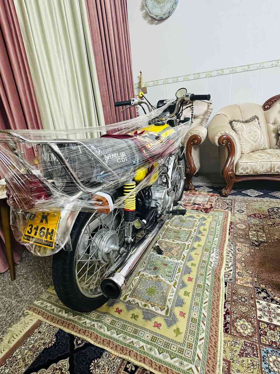 السلام عليكم دراجه للبيع نامه موديل 2024 جديده المكان بابل الرقم ***********
