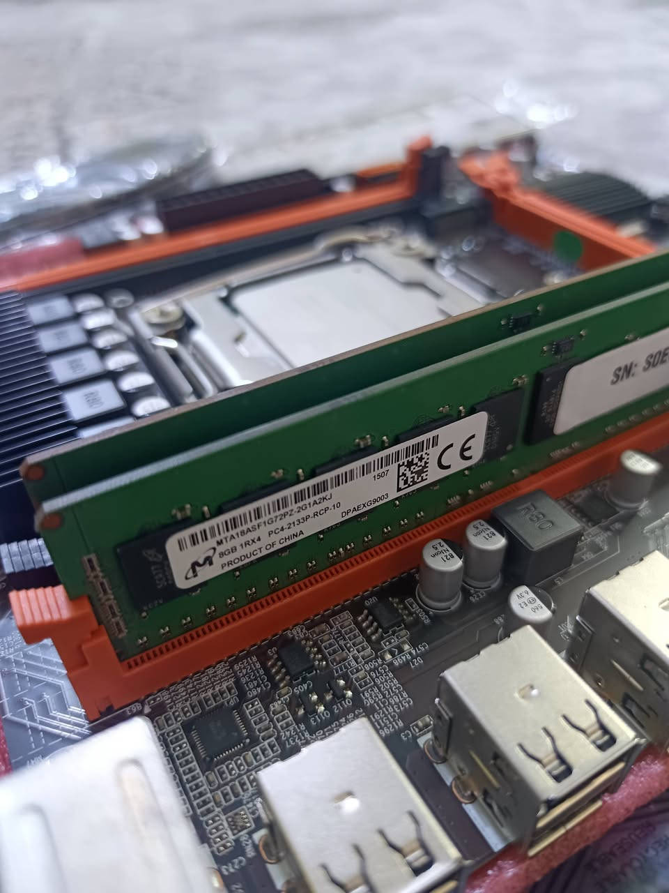 ATERMITER DDR4 X99
Ram ddr4 (2×8) 16gb 2133
معالج xeon E5-2670v3

السعر 75 فقط


**إذا كنت صاحب هذا الإعلان وتريد حذفه لأي سبب، رجاءا أرسل رسالة إلى الدعم الفني**