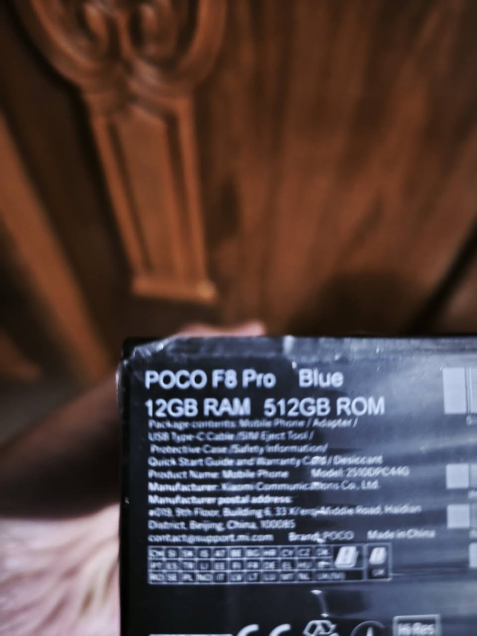 السلام عليكم 

بوكو اف 8 برو

ذاكره 512
عشوائيه 12

جديد غير مستخدم 
السعر 700

عنوان بغداد حسينيه 
رقم ***********
