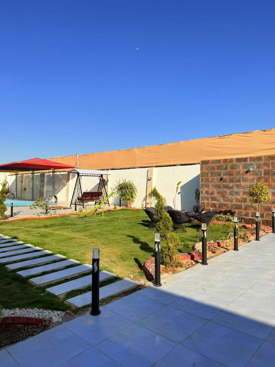 مزرعة للإيجار اليومي 🏡🌳
📍 الموقع: صلاح الدين _بلد 

✔️ أجواء هادئة ومناسبة للعوائل

✔️ مساحة واسعة وخدمات متوفرة

✔️ مثالية للراحة والونسة

📌 للحجز والاستفسار يرجى الاتصال أو المراسلة على واتساب: 

 📞 ***********

 موثق في تطبيق اجرلي لسياحة المزارع في العراق 🇮🇶
