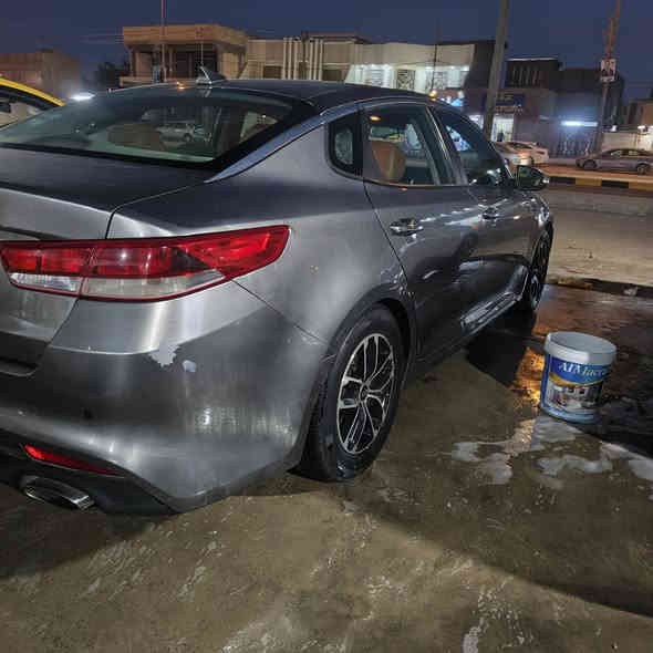 كيا اوبتما موديل  2018 بيه حالوب شوف العين بيه جاملغ خلفي الايسر نص فول  السياره استخدام شخصي السياره وارد امريكي السعر المطلوب 110 رقم   بغداد رقم التليفون *********** او***********
