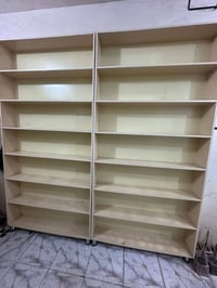 رفوف عدد 3 قياس الواحد مترين ونص الارتفاع ×120 العرض تكمه للبيع السعر ...