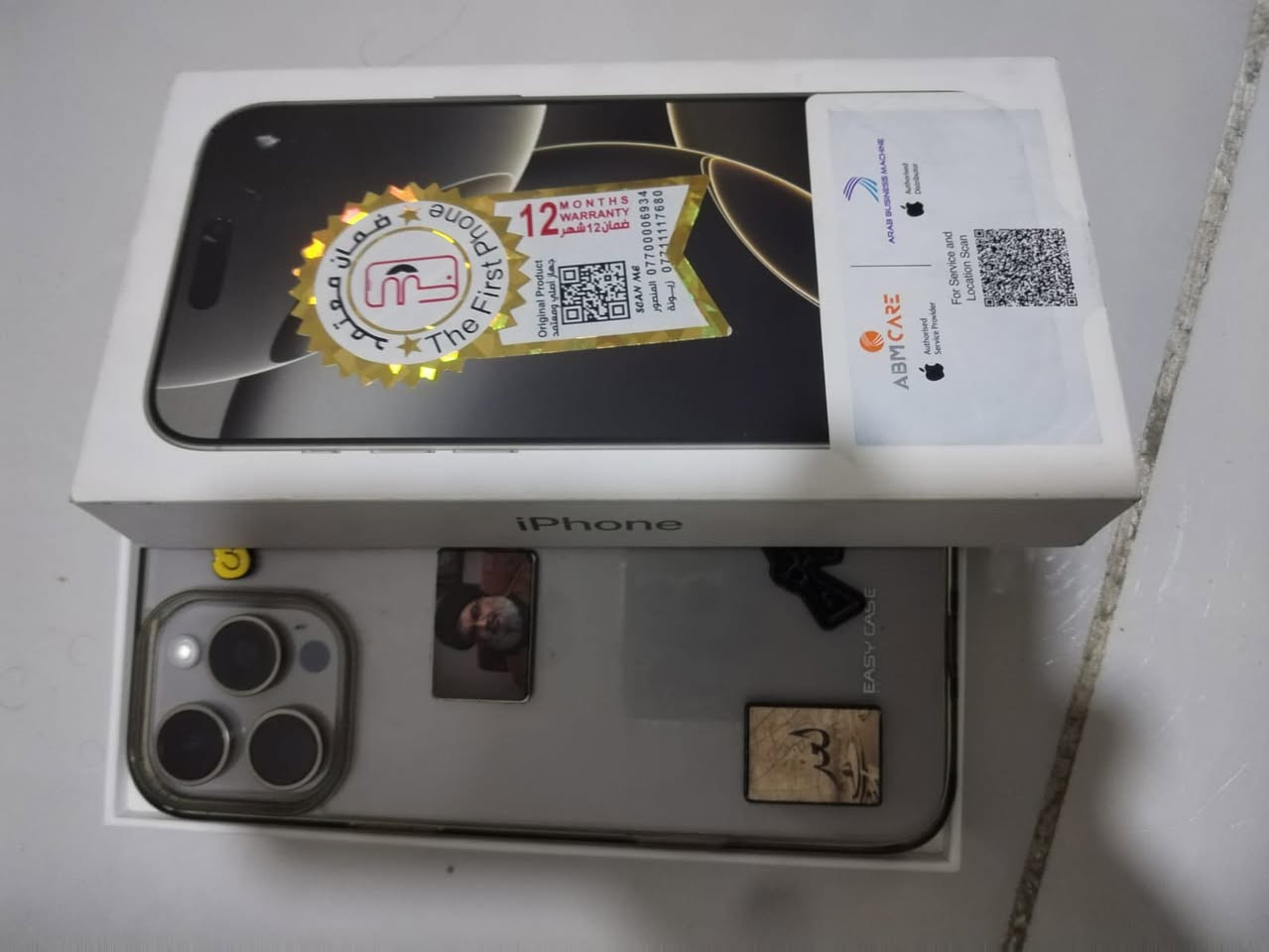 16promax ذاكرة 256  بطارية 93  نظيف الجهاز من كلشي مضمون بي ضمان سنة سوفت وير.  اللون تيتانيون راقي و نادر كلش بل 16 هل لون  الجهاز شرق اوسط عربي. السعر   واحد و 300  المكان حي الجهاد


**إذا كنت صاحب هذا الإعلان وتريد حذفه لأي سبب، رجاءا أرسل رسالة إلى الدعم الفني**